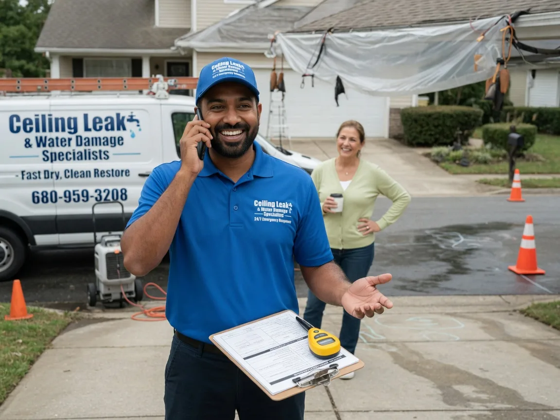 Ceiling Leak Cleanup Bondurant, WY FAQs